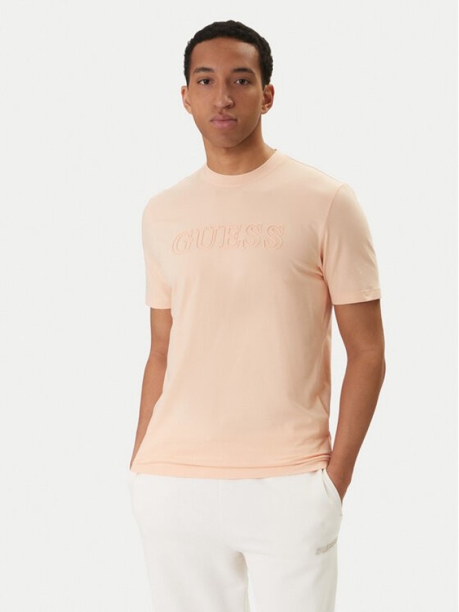 Guess T-Shirt Z2YI11 J1314 Pomarańczowy Regular Fit