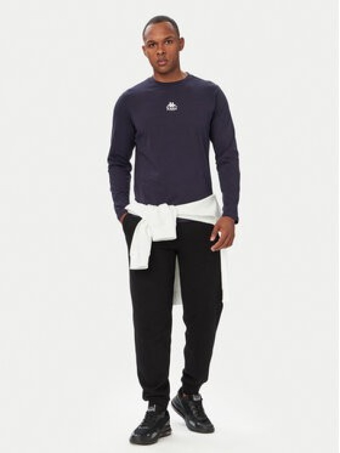 Kappa Longsleeve 382J2RW Granatowy Regular Fit