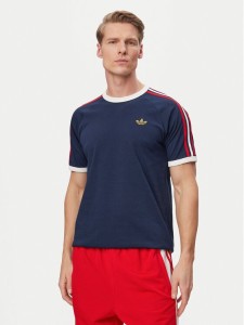 adidas T-Shirt 3-Stripes KC8636 Granatowy Regular Fit