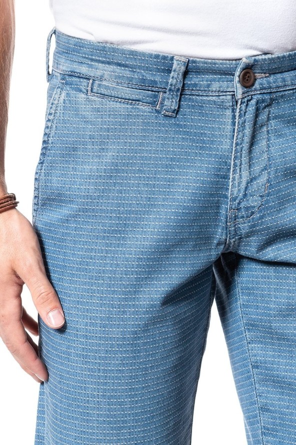 SPODENKI MUSTANG Classic Chino Short Denim Blue 1007751 5000 310