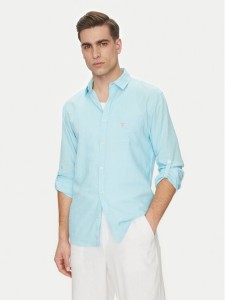 Guess Koszula F4GH00 WG3L0 Błękitny Regular Fit