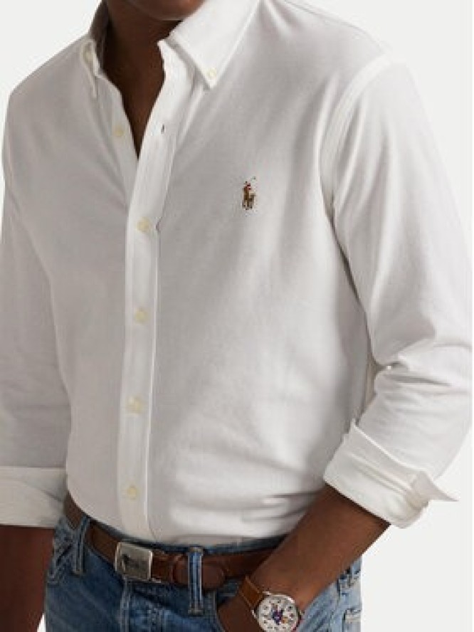 Polo Ralph Lauren Koszula 710979488003 Biały Regular Fit