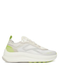 Calvin Klein Sneakersy Chunky Run Laceup Stripe Ny HM0HM02160 Écru