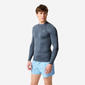 Top UV surfingowy męski Decathlon 100 długi rękaw