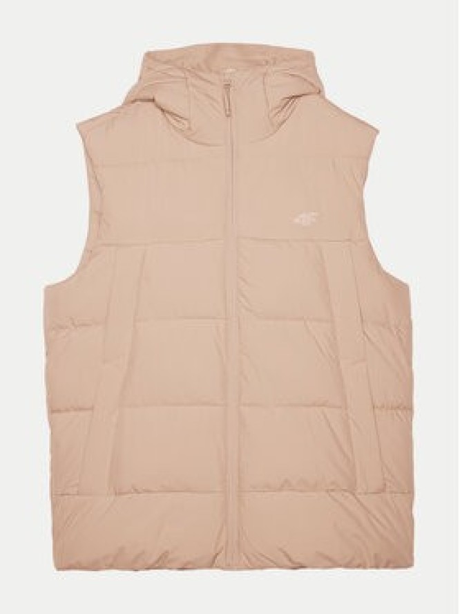 4F Bezrękawnik 4FWAW24TVJAM144 Brązowy Regular Fit