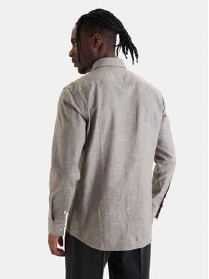 HUGO Koszula Kason 50539775 Beżowy Slim Fit