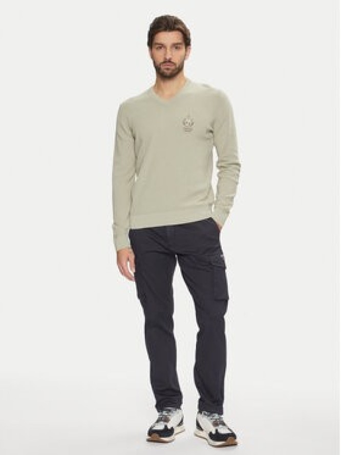 Aeronautica Militare Longsleeve 242MA1512L463 Zielony Regular Fit