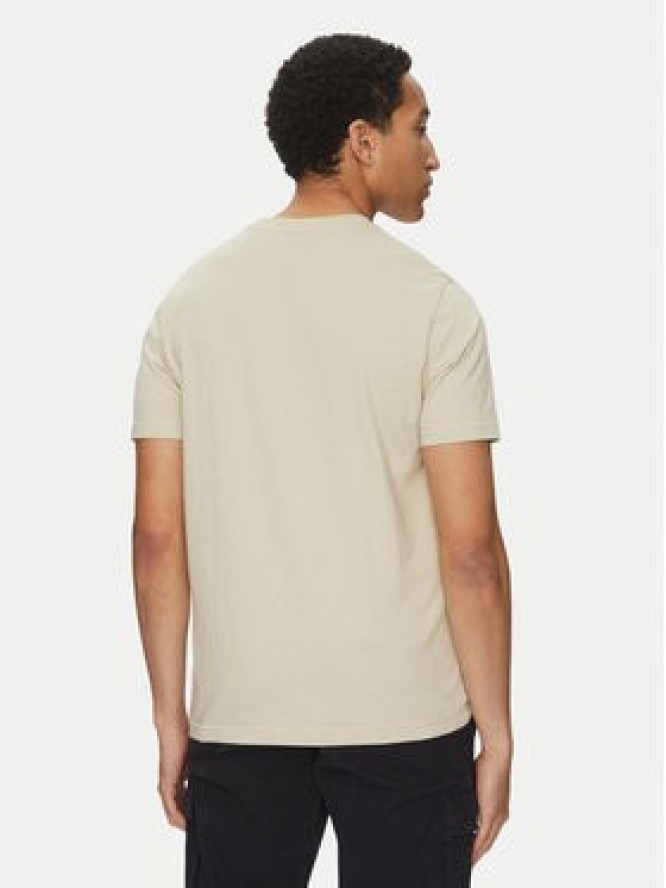 BOSS T-Shirt Logo Space 50539186 Beżowy Regular Fit