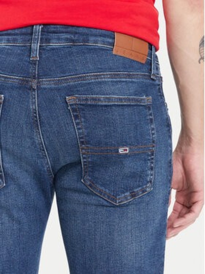 Tommy Jeans Jeansy Austin DM0DM21891 Granatowy Slim Fit
