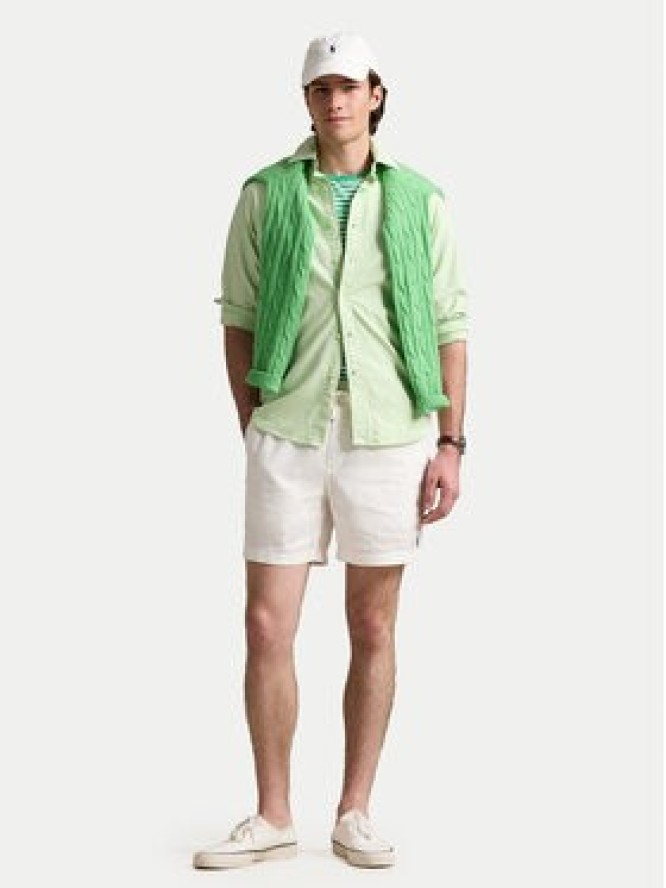 Polo Ralph Lauren Koszula 710968913006 Zielony Custom Fit