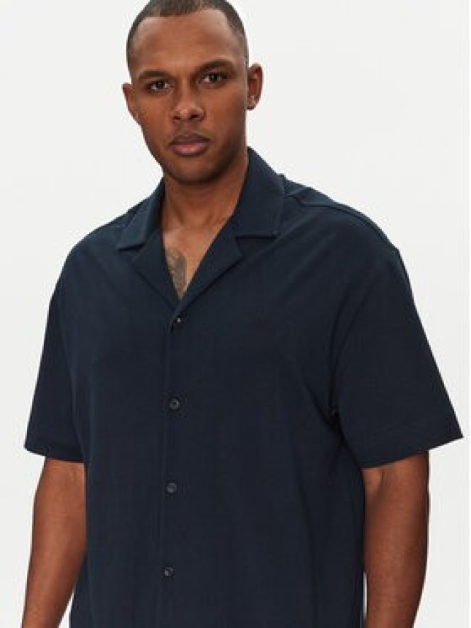 Emporio Armani Underwear Koszula EM000593 AF14107 UB102 Granatowy Regular Fit