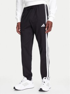 adidas Spodnie dresowe Essentials 3-Stripes JE6430 Czarny Regular Fit