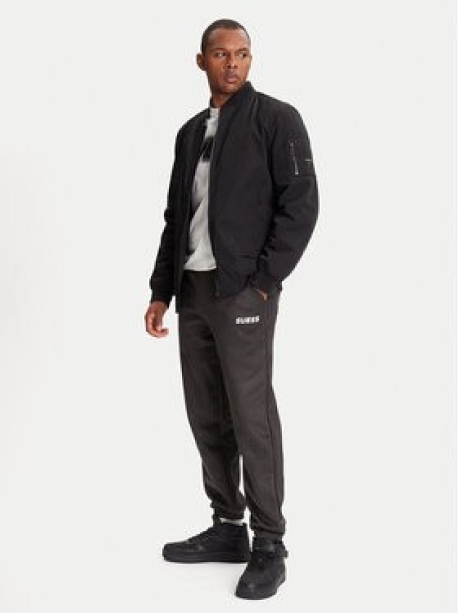 Guess Spodnie dresowe Z5YB03 KCJY2 Zielony Regular Fit