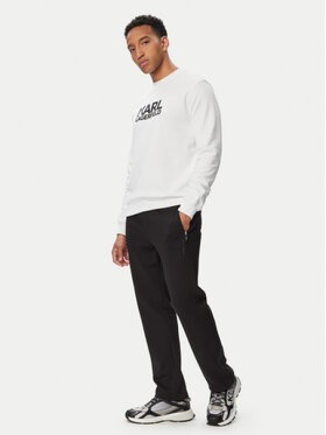 KARL LAGERFELD Bluza 705780 563917 Biały Regular Fit