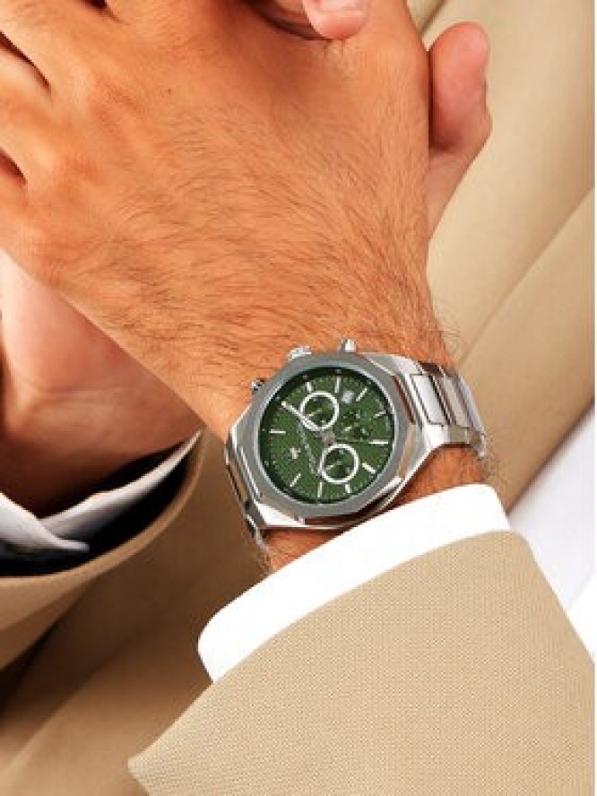 Maserati Zegarek Stile R8873642011 Srebrny