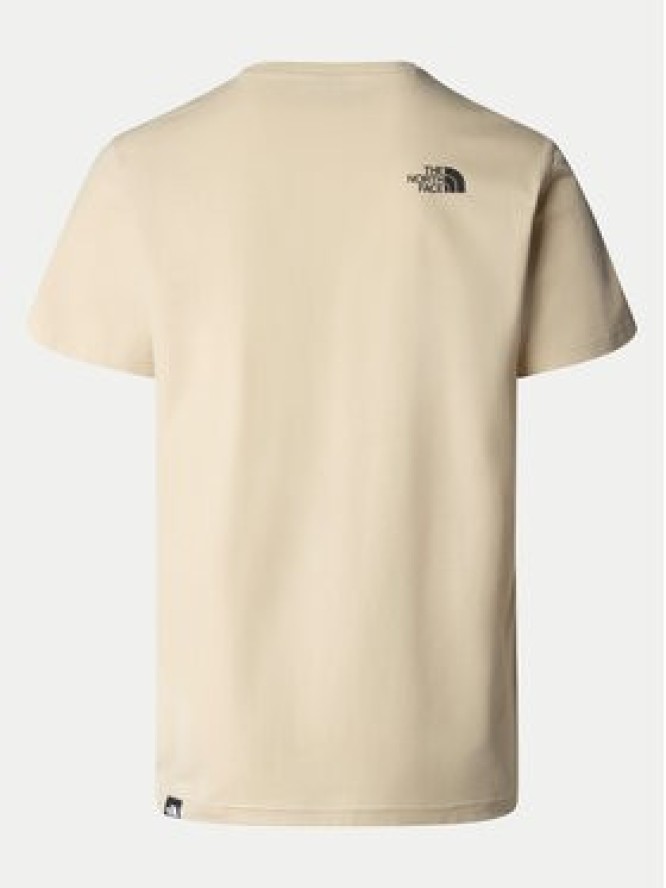 The North Face T-Shirt Simple Dome NF0A87NG Beżowy Regular Fit