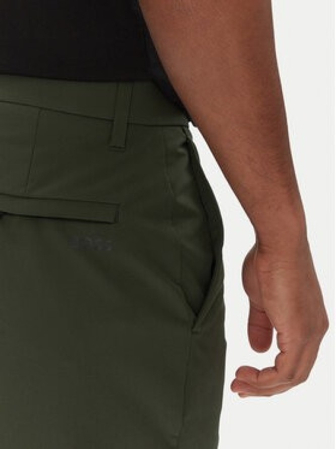 BOSS Szorty materiałowe S_Commuter_10.5 Inch 50540337 Zielony Slim Fit