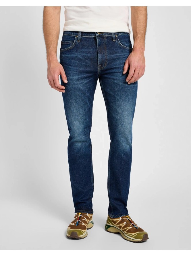 LEE MĘSKIE SPODNIE JEANSOWE RIDER MIDNIGHT BLUE 112355792 L701008593