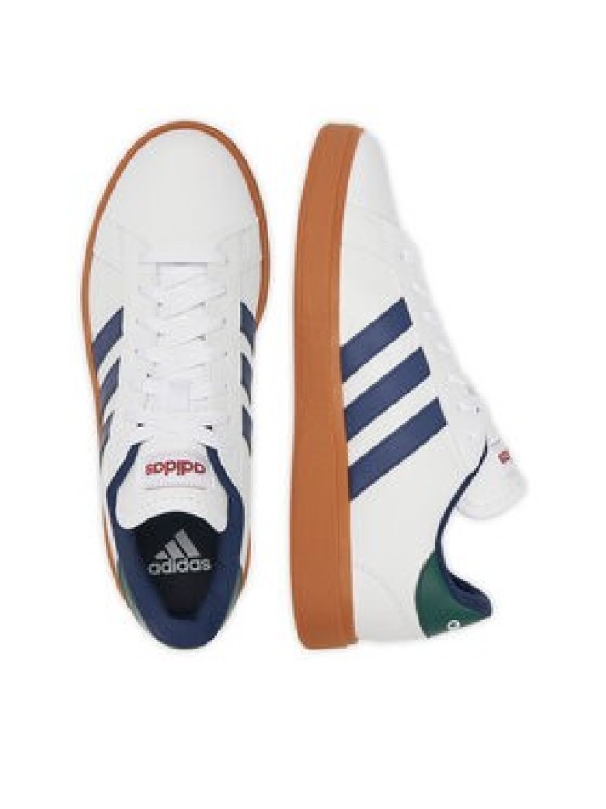 adidas Sneakersy GRAND COURT BASE 2.0 JH8614 Biały