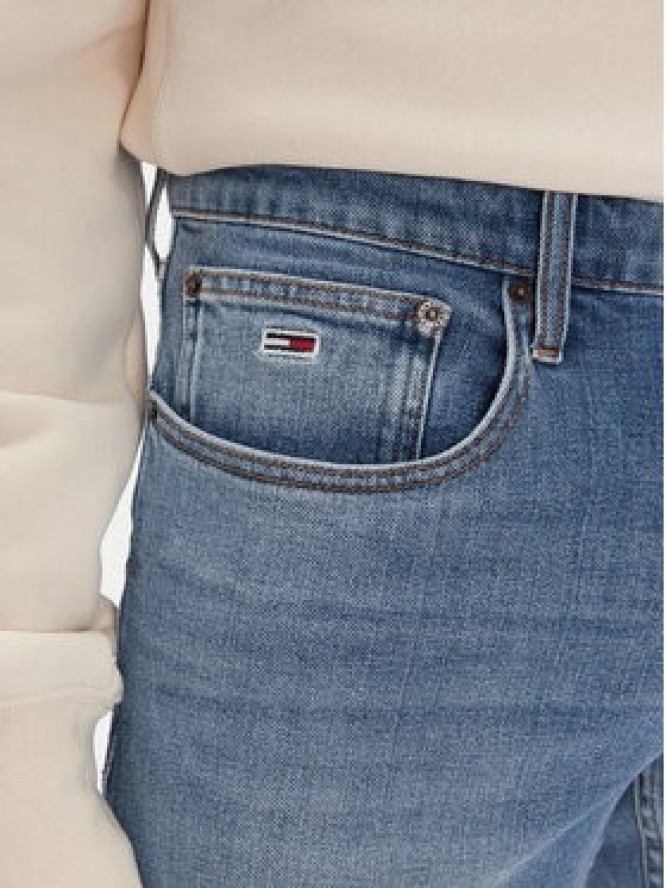 Tommy Jeans Szorty jeansowe Scanton DM0DM20960 Niebieski Slim Fit