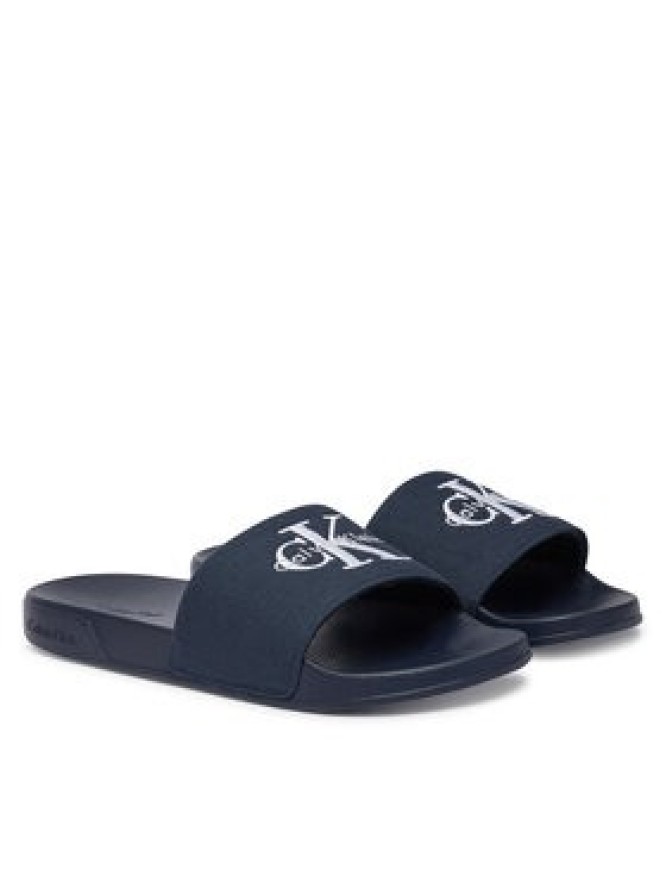 Calvin Klein Klapki Ess Slide Cv YM0YM01393 Granatowy