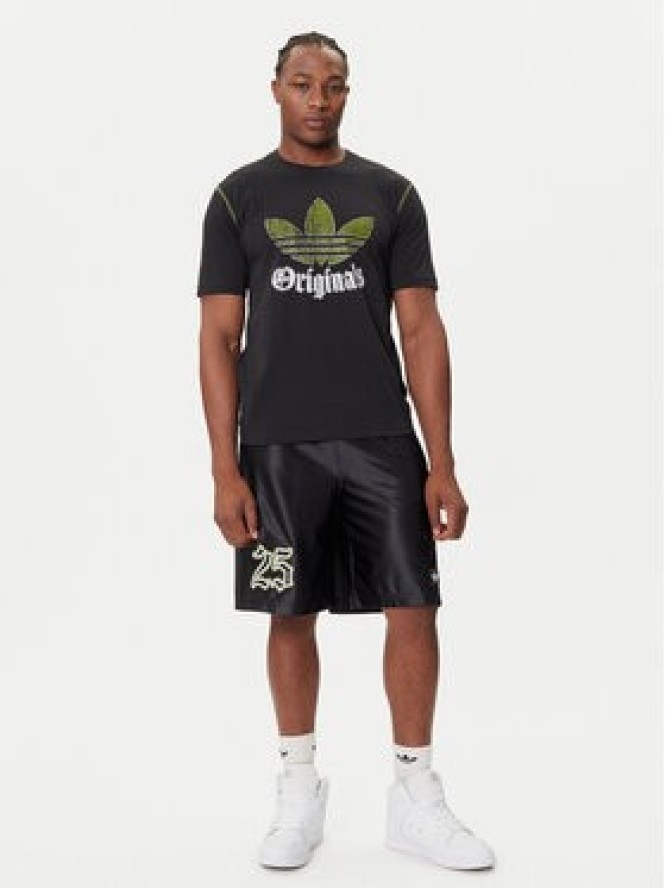 adidas T-Shirt Distressed Graphic JY2761 Czarny Regular Fit