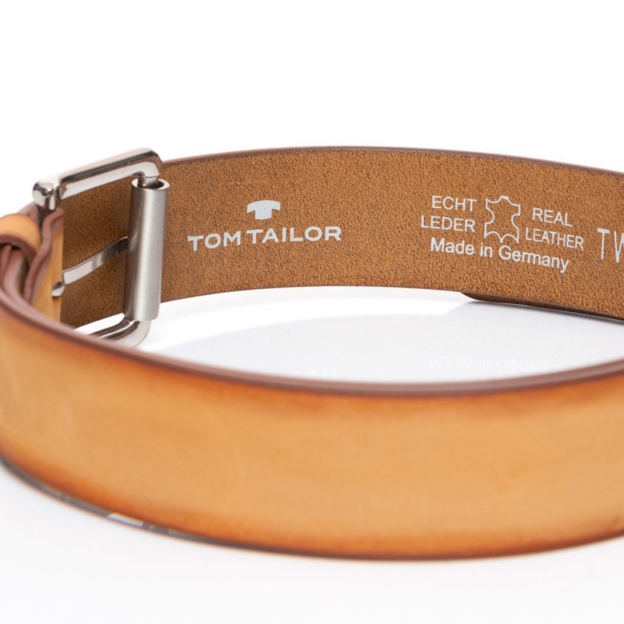 TOM TAILOR PASEK SKÓRZANY SOPO-TT376 641 40mm Ledergürtel RO2689