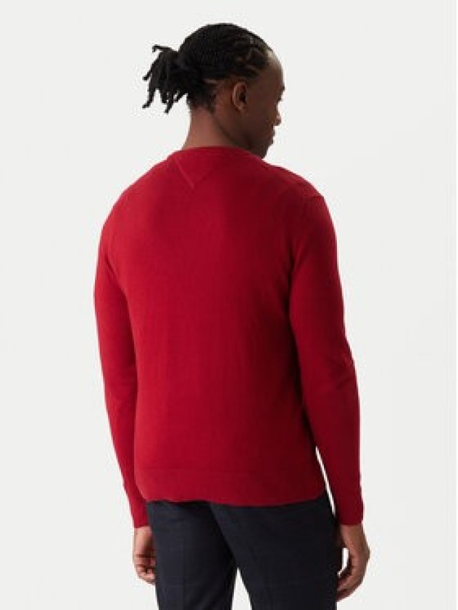 Tommy Hilfiger Sweter MW0MW28046 Czerwony Regular Fit
