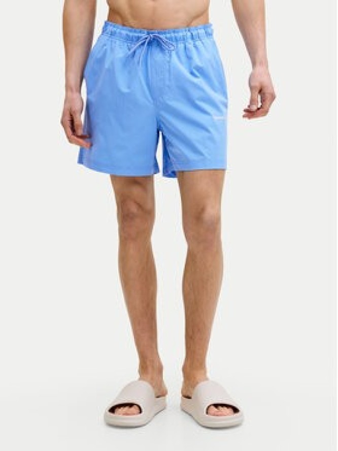 Jack & Jones Szorty kąpielowe Maui Norrebro 12291434 Błękitny Regular Fit
