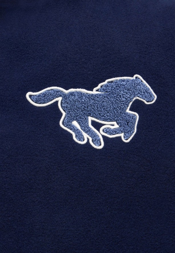 MUSTANG Rigby MĘSKA KURTKA Z NADRUKAMI Dress Blues 1014779 5334