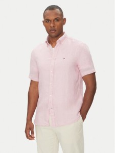 Tommy Hilfiger Koszula MW0MW35207 Różowy Regular Fit