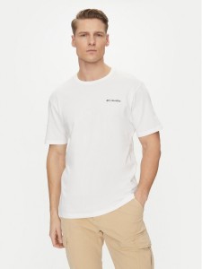 Columbia T-Shirt Barton Springs™ 2058331 Biały Regular Fit