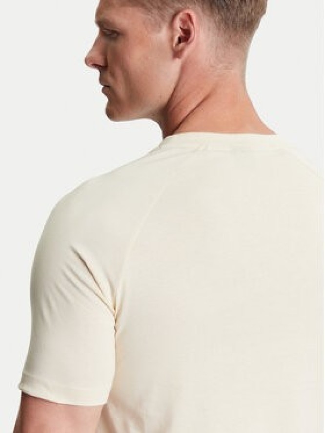 BOSS T-Shirt 50517970 Beżowy Slim Fit