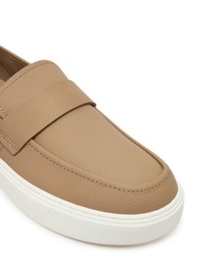 Calvin Klein Mokasyny Moccasin Lth Unlined HM0HM01813 Brązowy