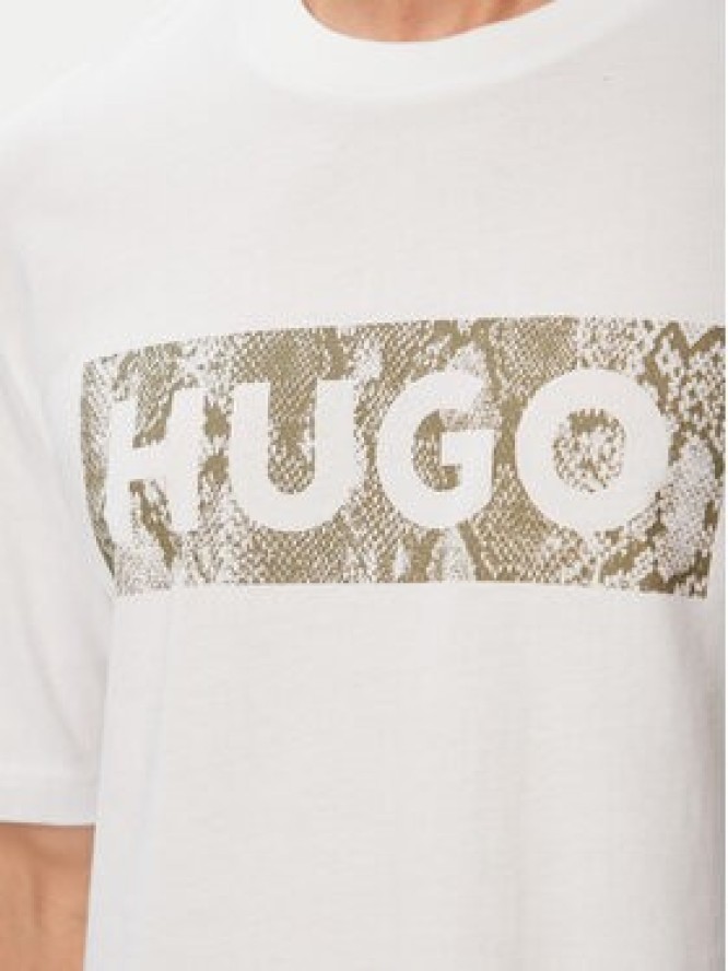 HUGO T-Shirt Nerpient 50566041 Biały Regular Fit