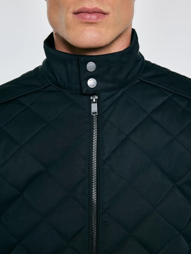 Kurtka męska ze stójką pikowana czarna Edmont 906