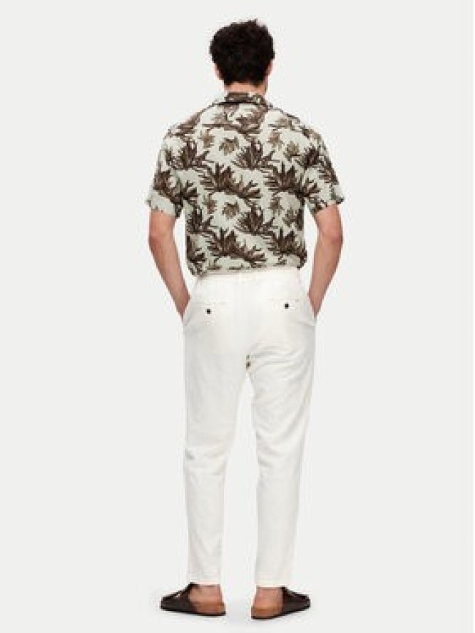 Selected Homme Chinosy 16087636 Biały Slim Tapered Fit