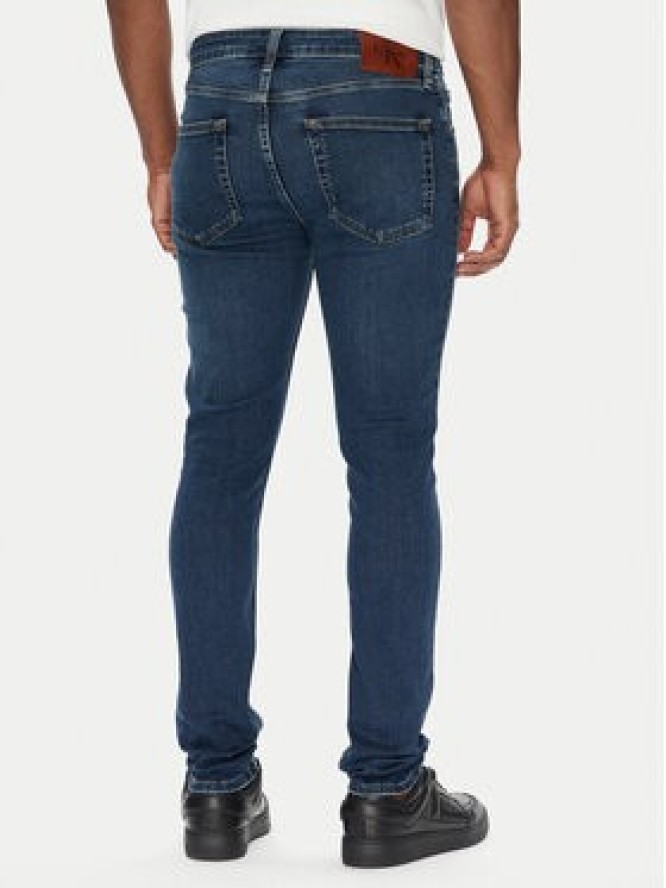 Calvin Klein Jeans Jeansy LV04RB720G Granatowy Skinny Fit