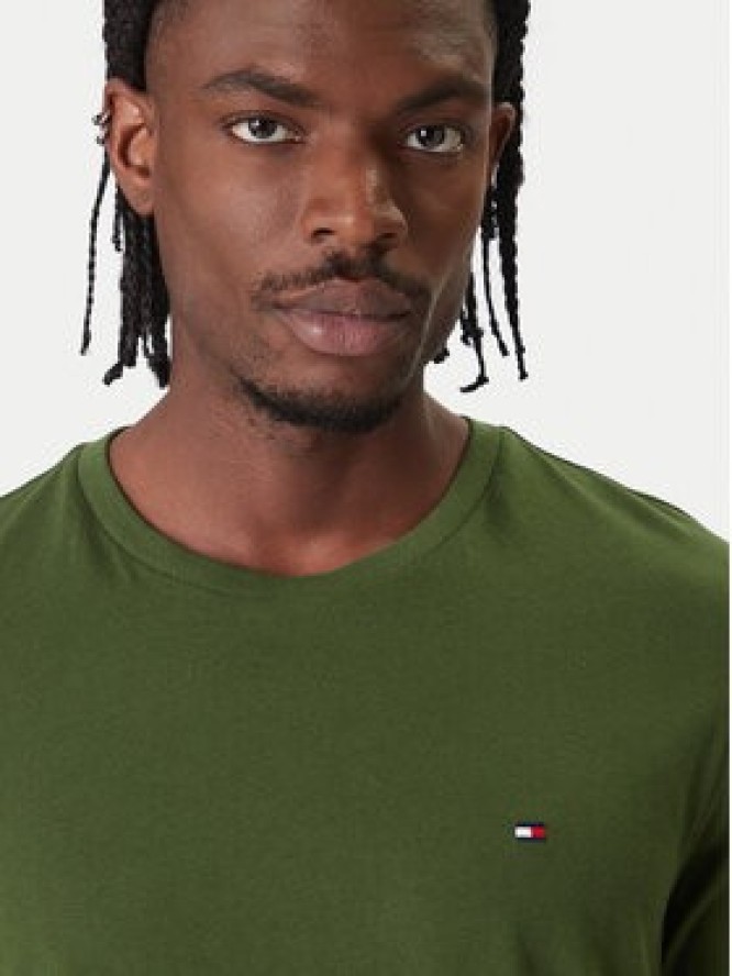 Tommy Hilfiger T-Shirt Ess Seasonal MW0MW39995 Zielony Regular Fit