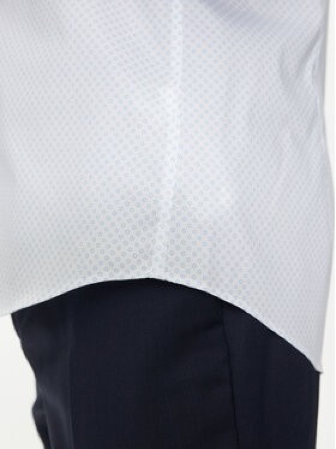 Calvin Klein Koszula K10K113536 Biały Slim Fit