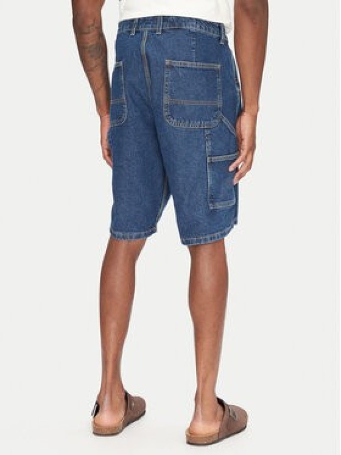 Jack & Jones Szorty jeansowe Alex 12273238 Granatowy Baggy Fit