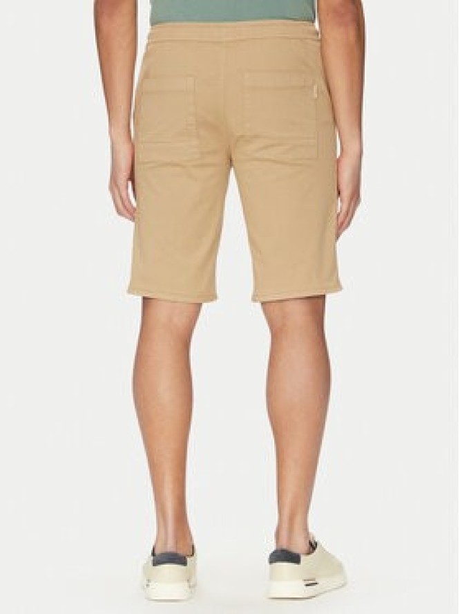 Blend Szorty materiałowe 20718156 Beżowy Regular Fit