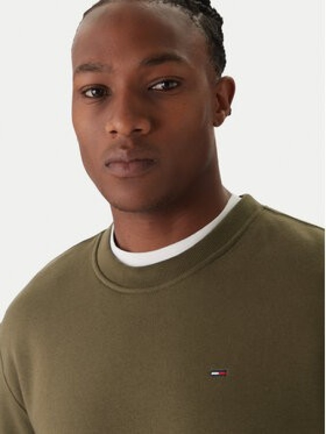 Tommy Jeans Bluza DM0DM20741 Zielony Regular Fit