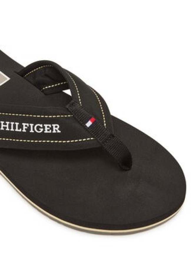Tommy Hilfiger Japonki Hilfiger H Padded Beach Sandal FM0FM05536 Czarny