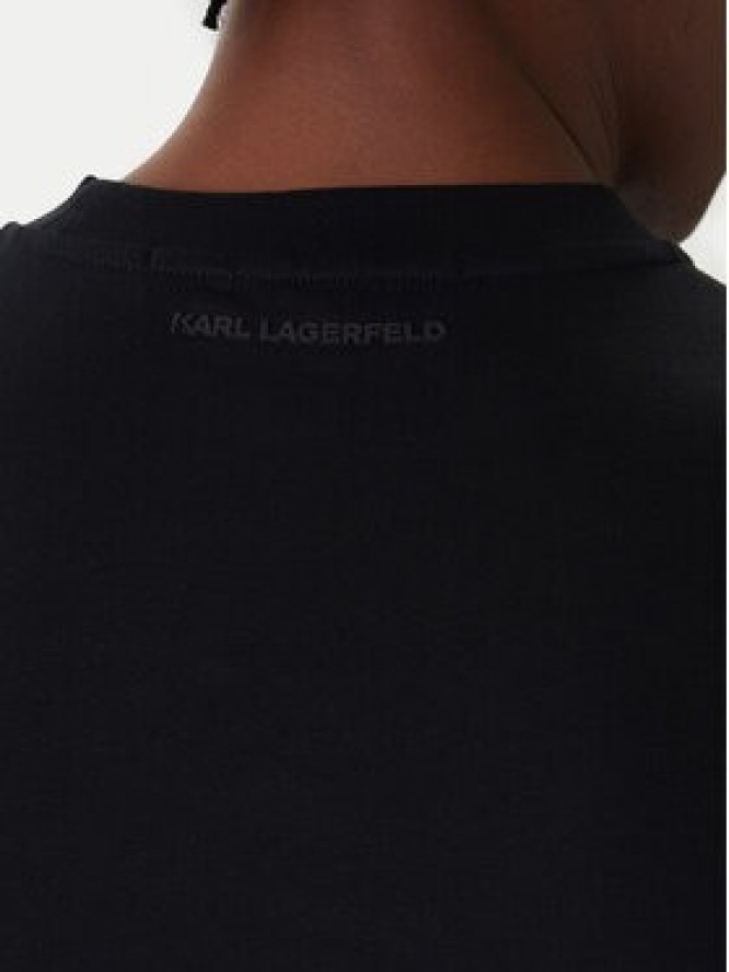 KARL LAGERFELD T-Shirt 755710 561224 Granatowy Regular Fit