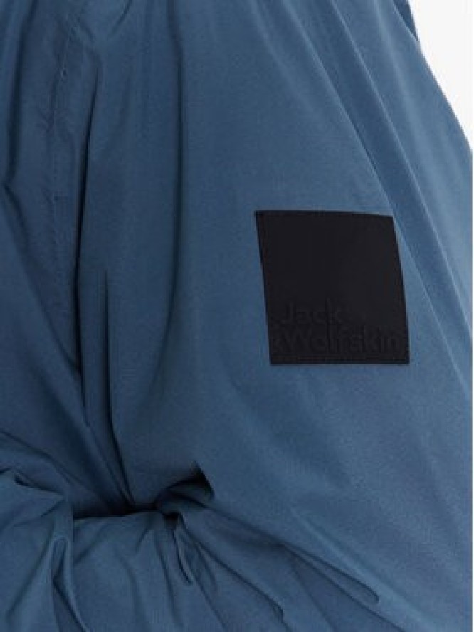 Jack Wolfskin Kurtka przeciwdeszczowa Goldgewann 1115761 Niebieski Regular Fit