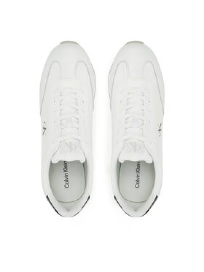 Calvin Klein Jeans Sneakersy Runner Laceup Tc YM0YM01187 Biały