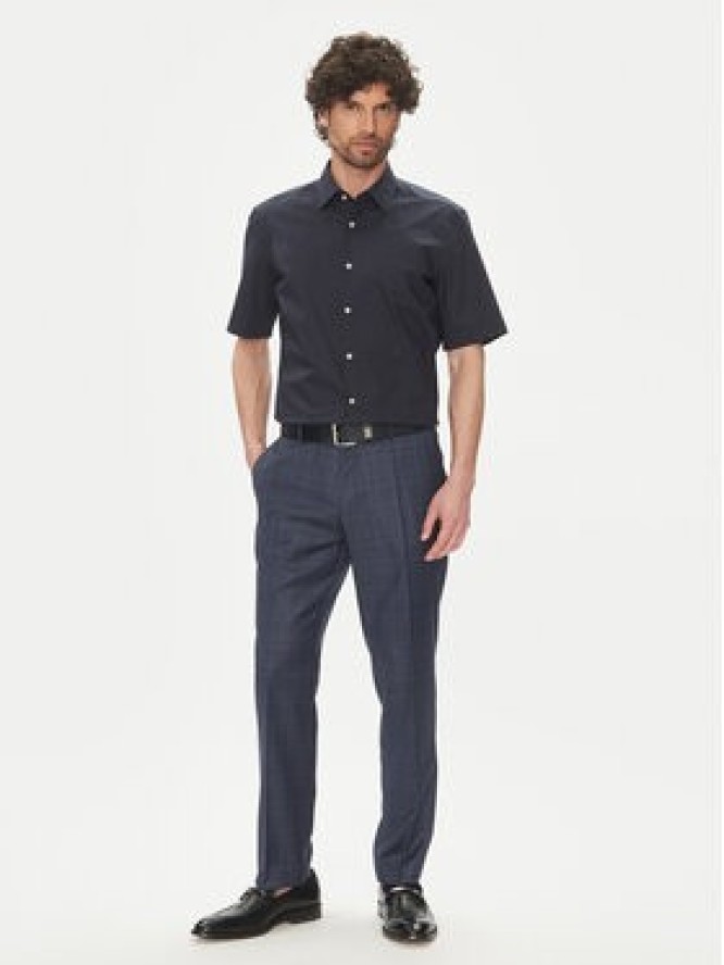 BOSS Koszula H-Joe 50539774 Granatowy Regular Fit