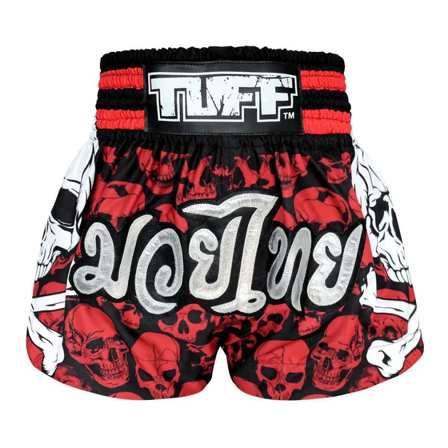Spodenki treningowe TUFF Battalion Skull in Red
