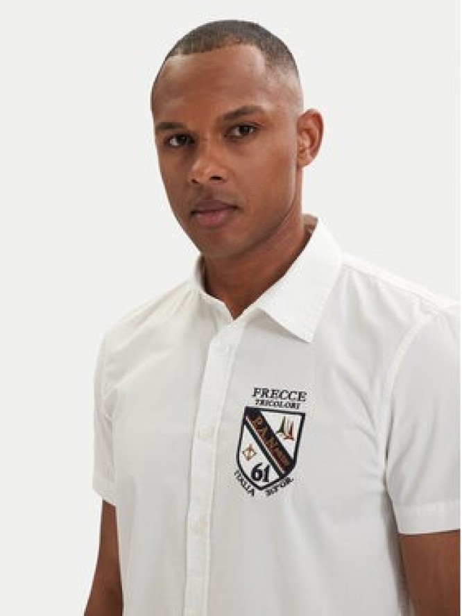 Aeronautica Militare Koszula 261CA1326UCT03288 Biały Regular Fit